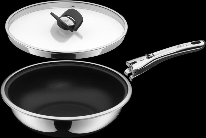 Image du produit WMF Click&Serve Couvercle en verre 20 cm (20 cm, Acier inoxydable)