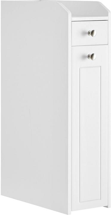 Produktbild Vasagle Kommode schmal 18 x 70 cm, Weiss, Tiefe
