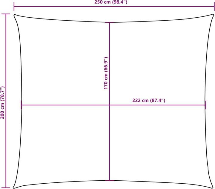 Actual product image VidaXL Nezhatok (200 x 250 cm)