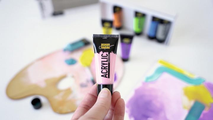 Actual product image Kreul Acrylic paint SOLO Goya Acrylic, 20 ml, set of 8 (Multinational, 20 ml)