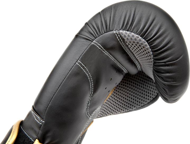 Actual product image Reebok Boxing Gloves 14oz Gold/Black (14 OZ)