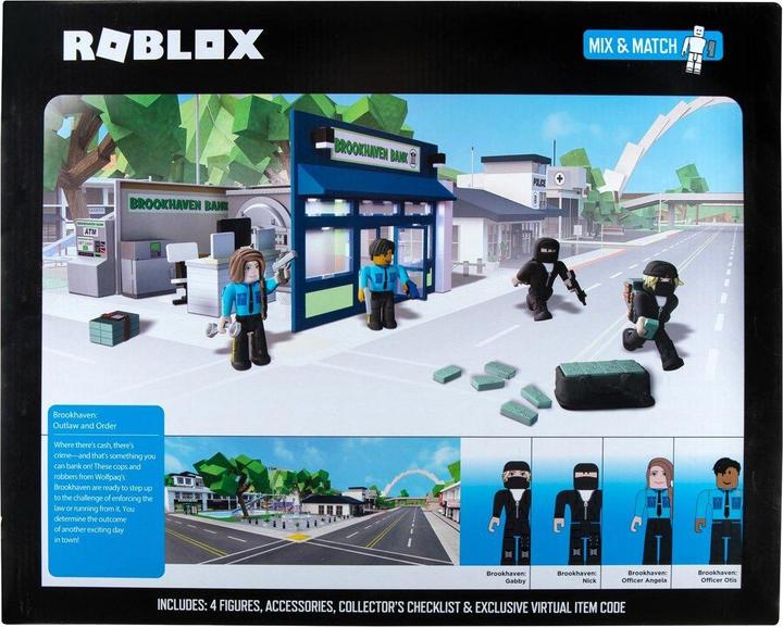 Produktbild Jazwares Roblox DX Spielset Brookhaven Outlaw and Order