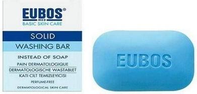 Produktbild Eubos Seife fest unparfümiert blau (Seifenlotion)