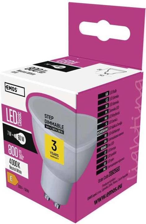 Immagine prodotto Emos Classico (GU10, 7 W, 800 lm, 1 x, E)