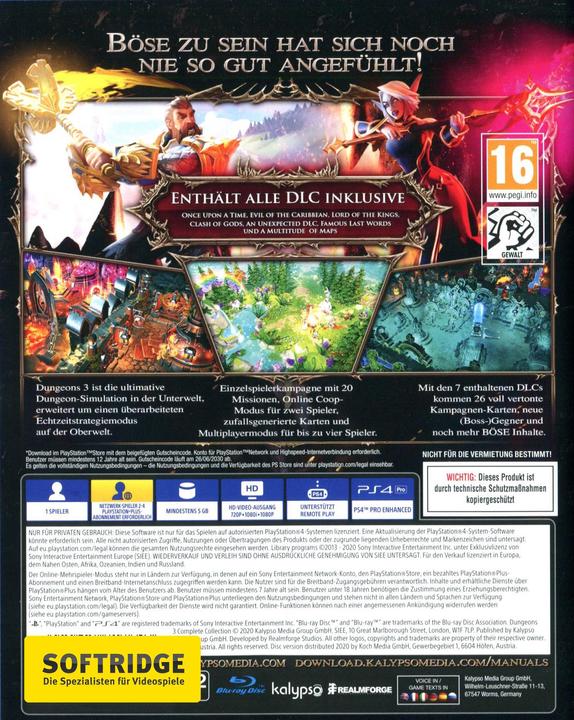 Image du produit Collection complète de donjons 3 (PS4, DE)