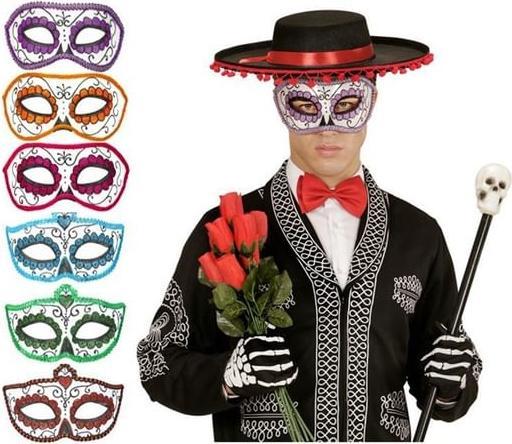 Image du produit Widmann Augenmaske Dia de los Muertos