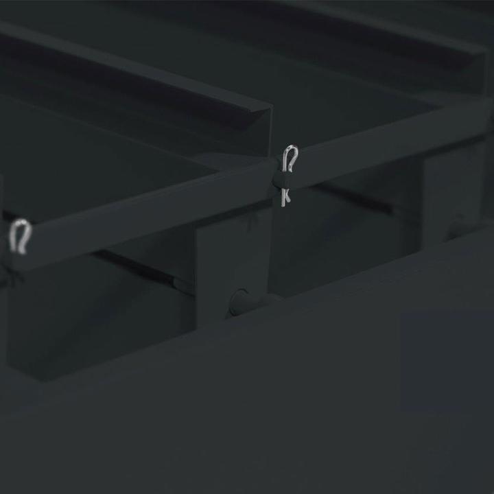 Produktbild Sorara Mirador Pergola Deluxe 3x3m Anthrazit (300 cm, 300 cm)