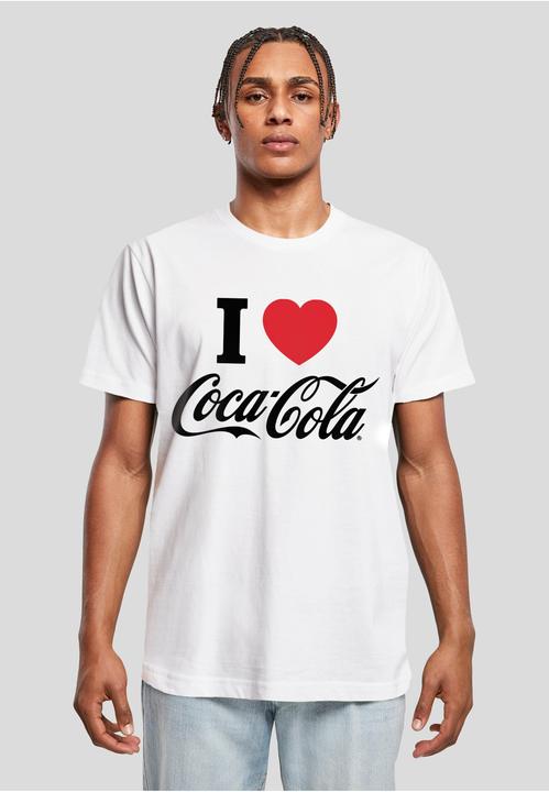 Produktbild Merchcode Coca Cola I Love Coke Tee - 119309 (M)