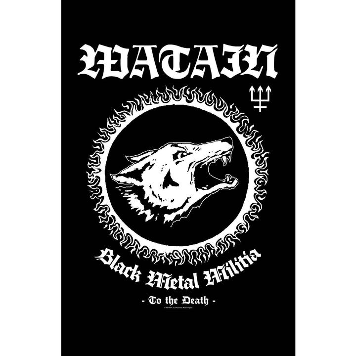 Actual product image Watain Black Metal Militia Textile Poster (106 x 70 cm)