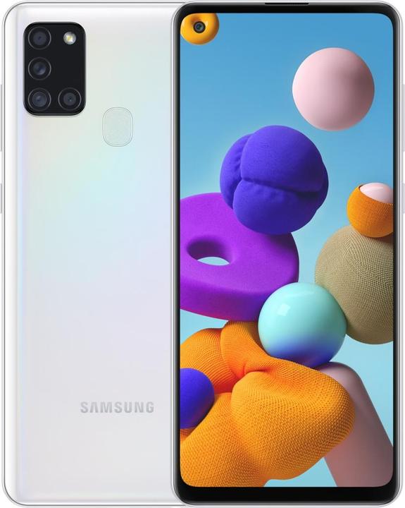 Image du produit Samsung Galaxy A21s FR (32 Go, Blanc, 6.50", Double SIM, 48 Mpx, 4G)