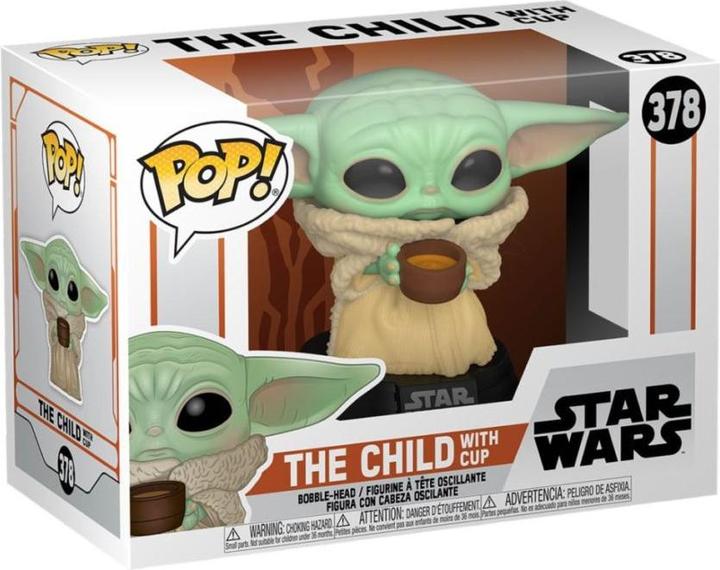 Actual product image Funko POP! - Star Wars - The Mandalorian: The Child with Cup