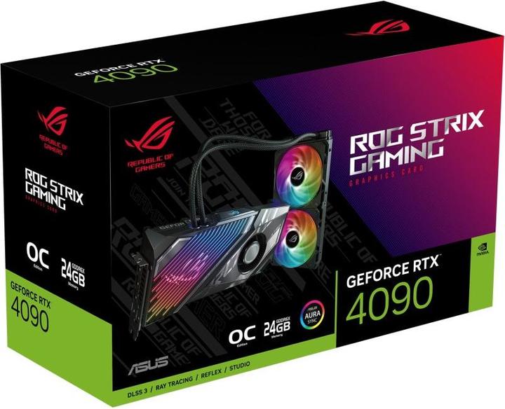 Image du produit ASUS VGA RTX4090 24GB ROG-STRIX LC O24G (24 Go)