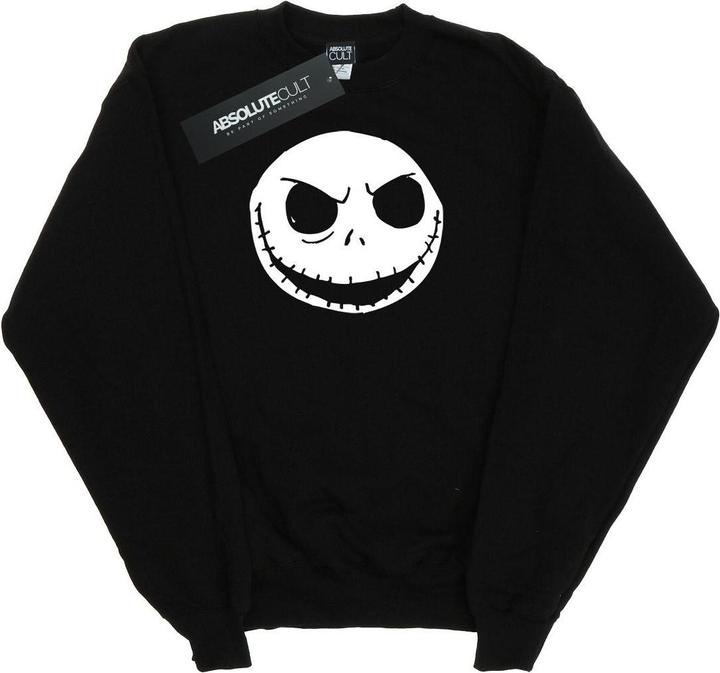 Disney Nightmare Before Christmas Jack Skellington Face Sweatshirt Mädchen