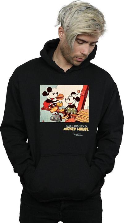 Immagine prodotto Disney Mickey Mouse Building A Building Felpa con Cappuccio Uomo (XXL)