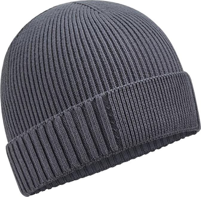 Beechfield Erwachsene BioBaumwolle Engineered Patch Beanie