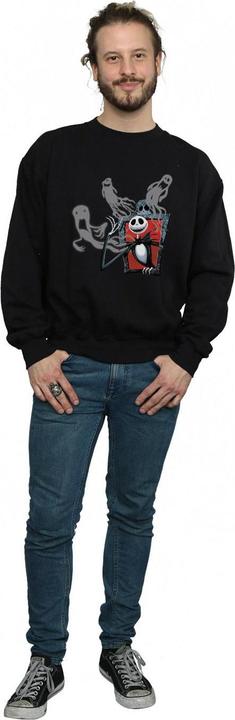 Actual product image Disney Mens Nightmare Before Christmas Ghosts Of Jack Sweatshirt (XXL)