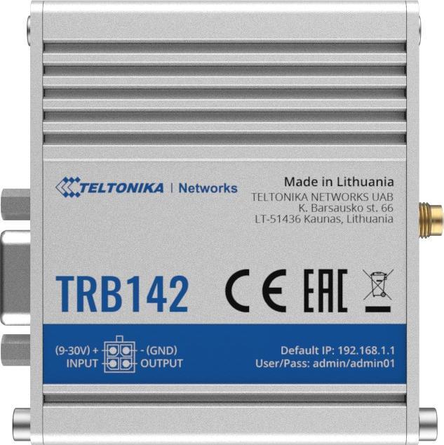 Image du produit Teltonika Modem industriel LTE TRB142 RS232