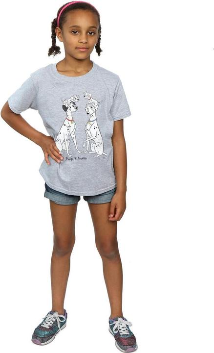 Produktbild 101 Dalmatians Pongo And Perdita TShirt Mädchen (140, 146)