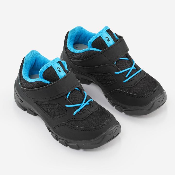 Immagine prodotto Quechua Scarpe da trekking per bambini taglia 24-34 con chiusura a velcro - NH100 nero (27)