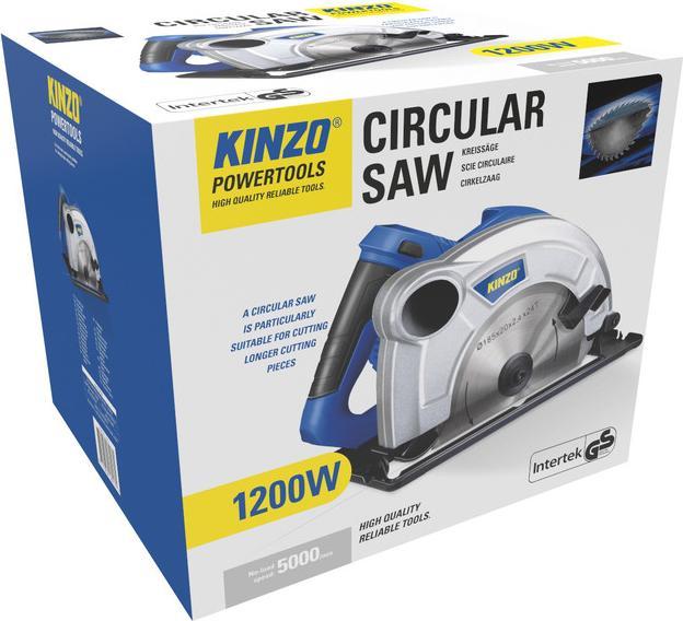 Actual product image Kinzo Circular Saw 230V / 1200W