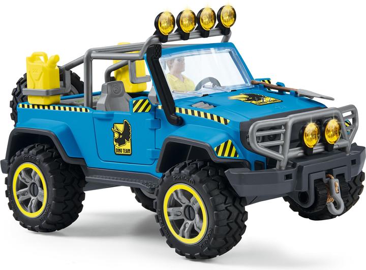 Image du produit Schleich Véhicule tout-terrain avec l'avant-poste de Dino