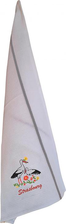 Image du produit Winkler torchon nid d'abeilles brodé blom strasbourg (50 x 70 cm)