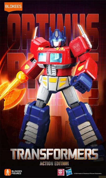 Actual product image Blokees Transformers Plastic Model Action Edition 01 G1 Optimus Prime