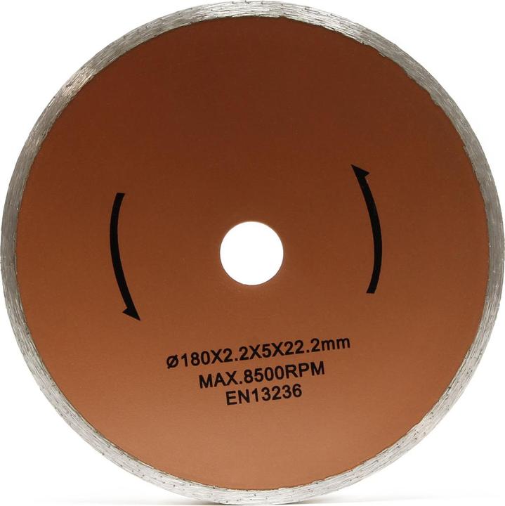 Image du produit Wiltec Disque de diamant de rechange pour le coupe-carrelage électrique Ø 180mm Meule de tronçonnage