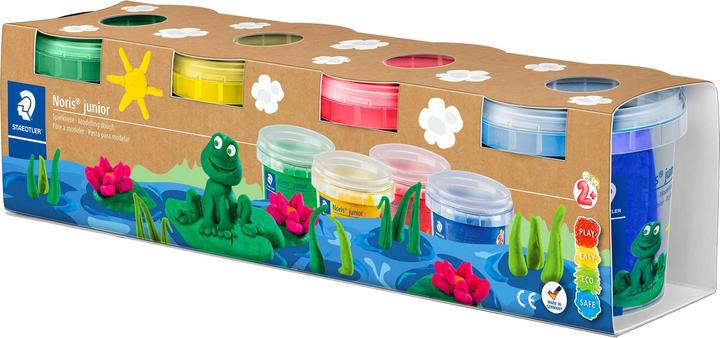 Actual product image Staedtler Play dough Basic 4pcs. white,yellow,red,blue