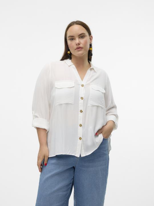 Image du produit Vero Moda Coupe normale Col chemise Manches courbes avec enveloppe Chemise (48)