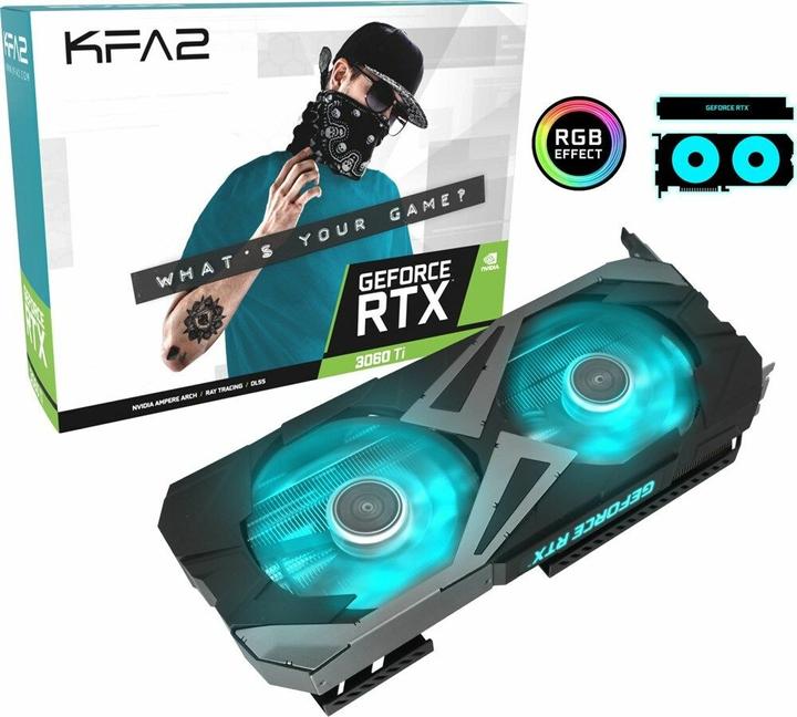 Image du produit KFA2 GeForce RTX 3060 Ti EX LHR (8 Go)