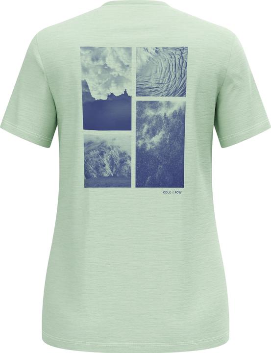 Actual product image Odlo Women's X Pow Merino Tencel T-Shirt Crew Neck S/S (S)