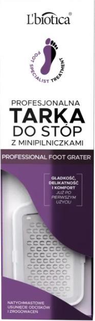 Actual product image L´Biotica L'Biotica Express Pedicure Foot Grater With Mini Files 1Pc. (Callus removers, 6 ml)