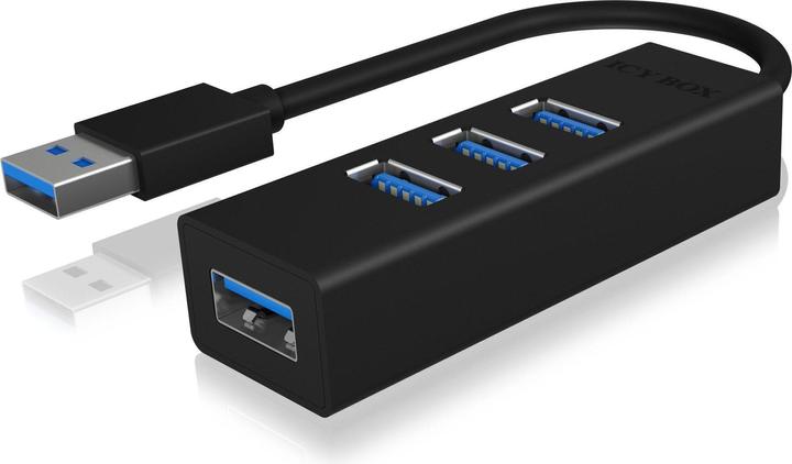 Image du produit Icy Box ICYBOX IB-HUB1419-U3 4x Port USB 3.0 Hub (USB-C, 4 Ports)