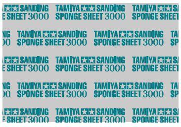 Actual product image Tamiya Abrasive sponge 3000 grit