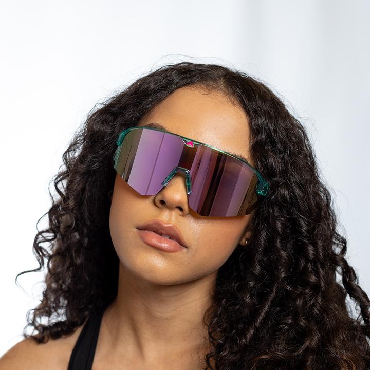 Actual product image Tripoint sunglasses lake victoria (Transparent Neon Turquoise, Transparent Neon Turquoise)