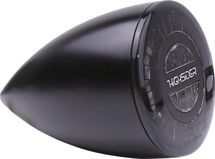 Immagine prodotto Highsider Indicatore di direzione/posizione a LED ROCKET BULLET vetro colorato nero