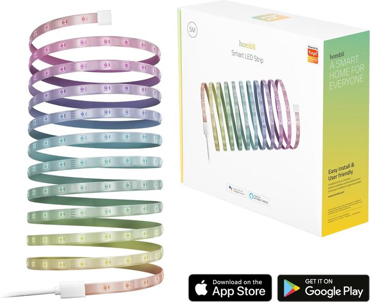 Immagine prodotto Hombli Striscia LED (RGB, 500 cm, Interno)