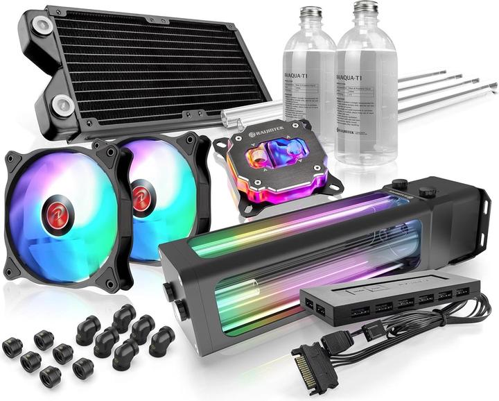 Actual product image Raijintek SCYLLA PRO CA240 ARGB water cooling kit
