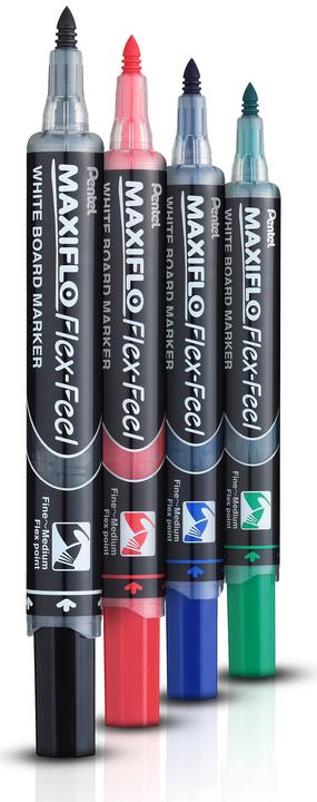 Image du produit Pentel Marqueur pour tableau blanc Maxiflo MWL5M (Assortiment, 4 x)