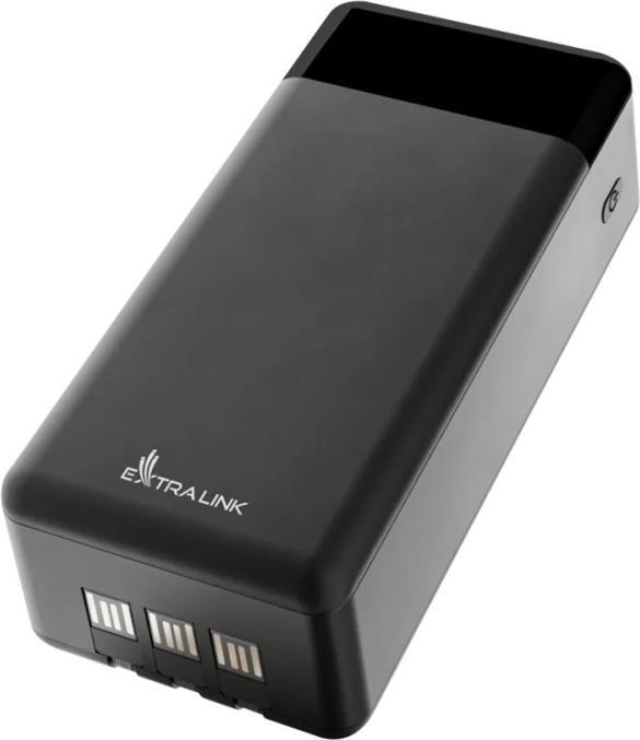 Produktbild Extralink EX.19522 power bank Lithium Polymer (LiPo) Black (30000 mAh, 22.50 W, 111 Wh)