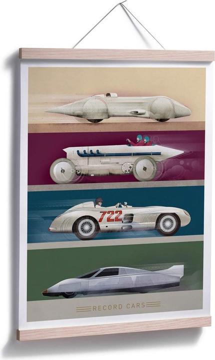 Actual product image Trenddeko Record Cars (30 x 40 cm)