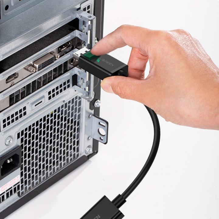 Actual product image Ugreen HDMI (Typ A) — DisplayPort (0.25 m, HDMI)