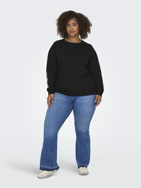Produktbild Only Normal geschnitten Rundhals Tief angesetzte Schulter Sweatshirt Sweatshirt (M)