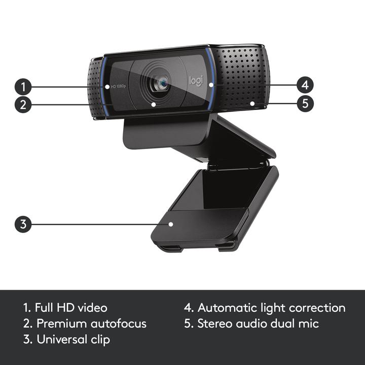 Produktbild Logitech HD Pro C920 (2 Mpx)