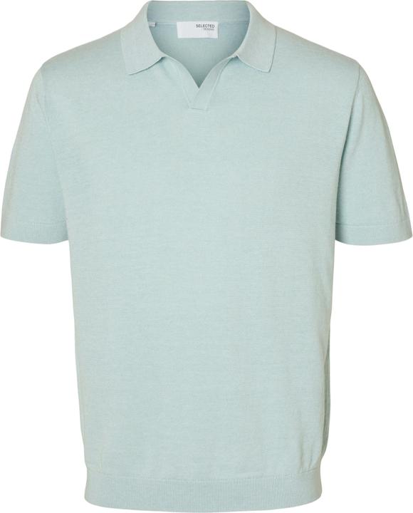 Selected Homme Kurzarm Polohemd aus Strick