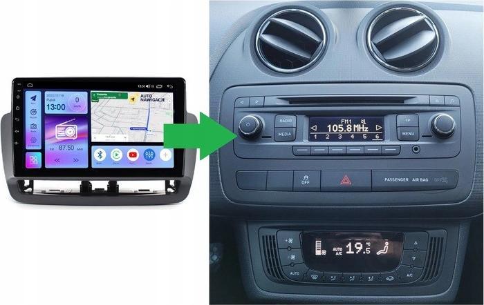Produktbild No Name RADIO GPS NAVIGATION SEAT IBIZA 2012-2015 ANDROID (9.02")