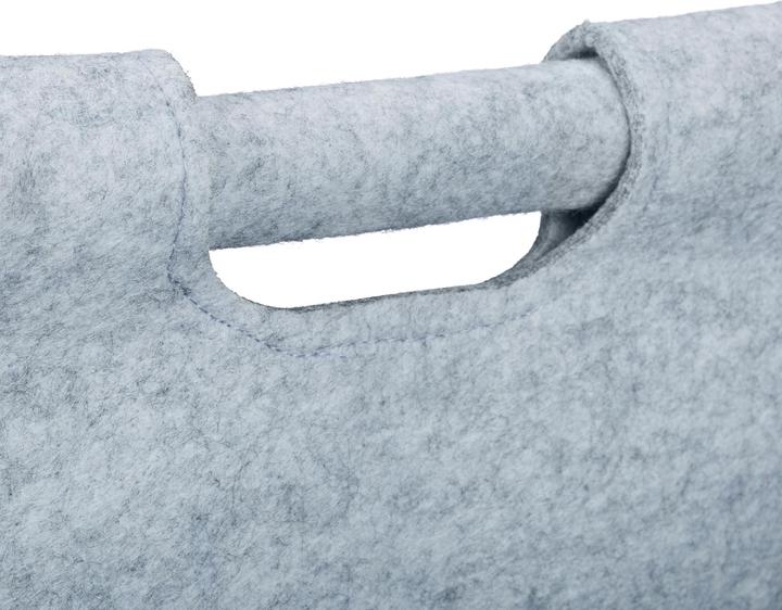 Actual product image Relaxdays Felt Newspaper Basket (32 x 28 x 24 cm)