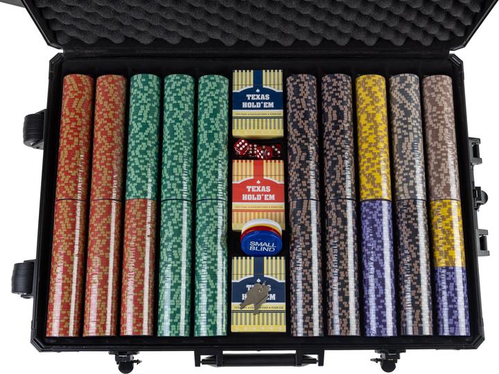 Produktbild FTM Poker Set PRO 1000 Chips Black Edition