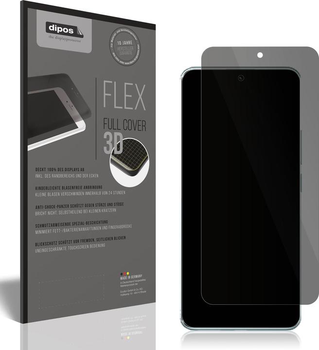 Dipos Privacy Sichtschutzfolie Full Cover (1 Stück, Xiaomi Redmi Note 14 Pro+ 5G)